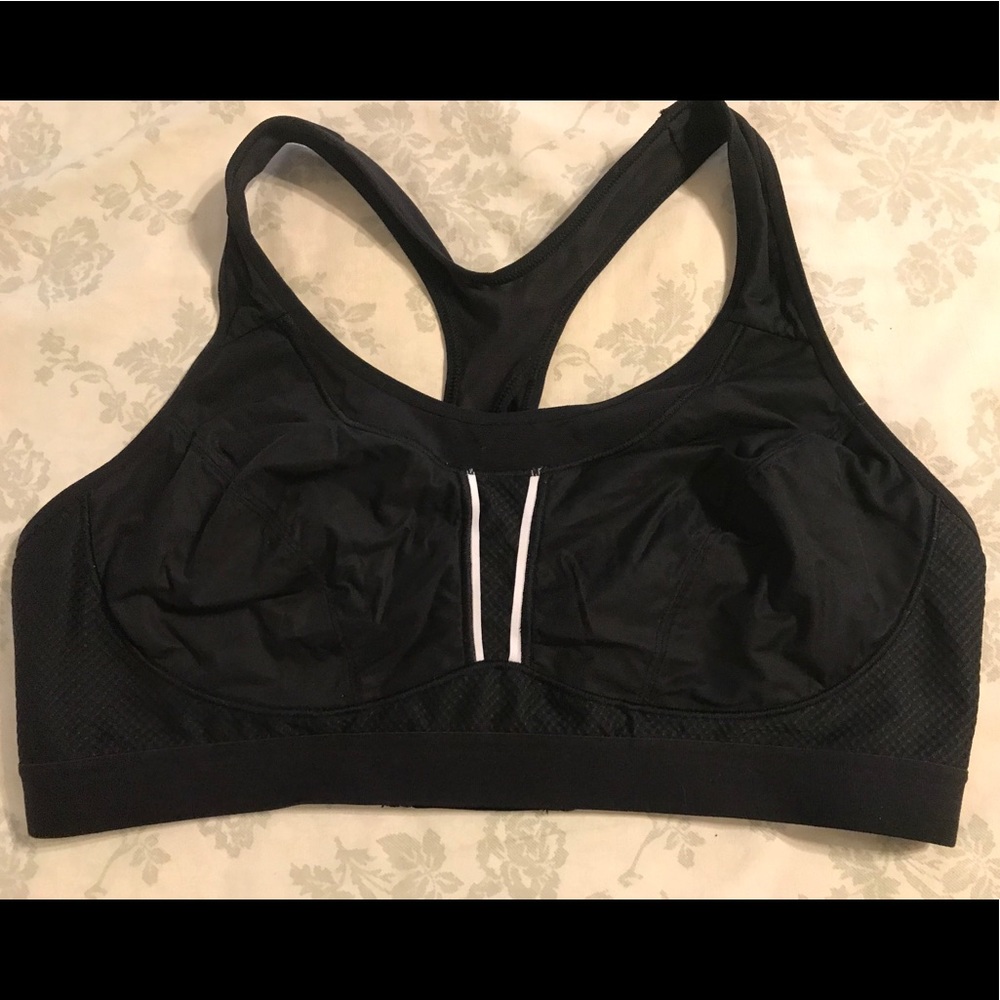 Champion sports bra. Black. 40D. NWOT. Racerback